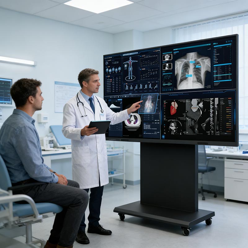 98-inch 8MP Medical Consultation Display Terminal