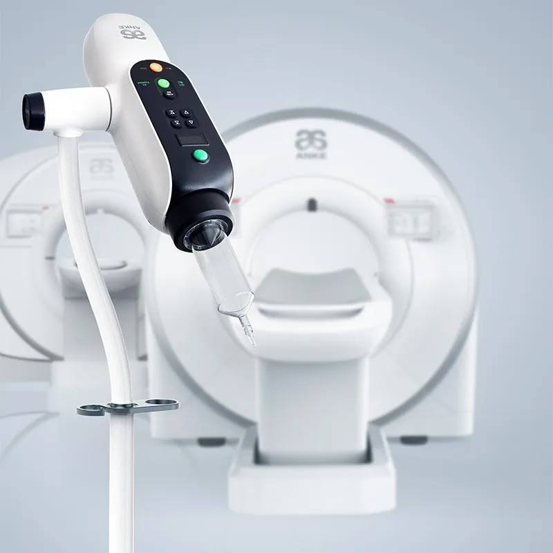 Single Syringe Angiographic Injector